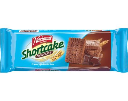 Bolacha Nacional Shortcake Chocolate 180g