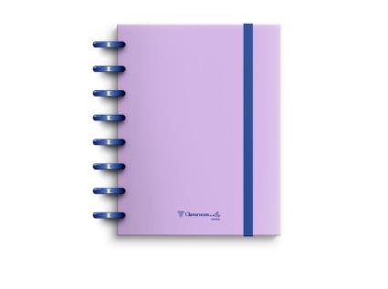 Caderno Ecosmart A5 Ambar Alfazema Com Capa Pp 100 Folhas