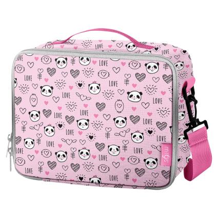 Saco Lanche Mitos Panda Com Alça A Tiracolo 22x18x8cm