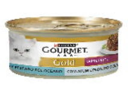 Comida Húmida Gato Gourmet Gold Tartelette Atum E Peixe 85g