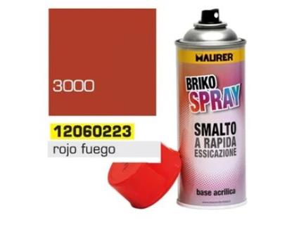 Spray pintura rojo fuego 400 ml.