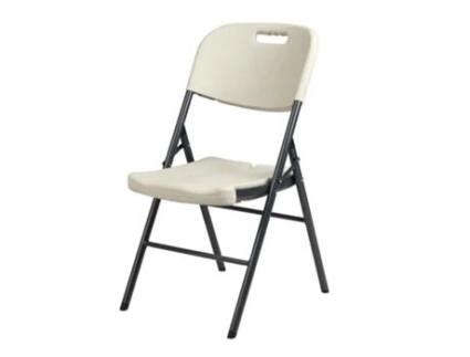 Silla plegable multfuncional, portatil, resistente,multiusos 45x50x88 (alt.) cm. color blanca