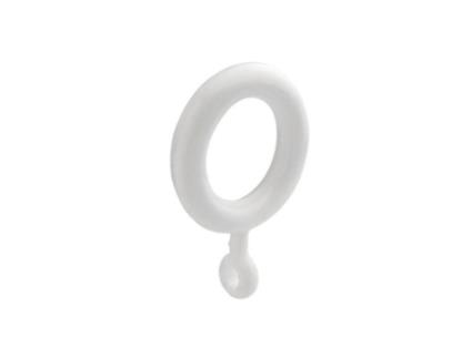 Anillas blancas riel kirs.12mm caja 100