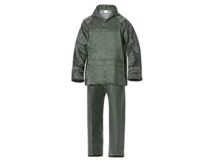 Traje de agua impermeable verde nylon       talla 9-xxl