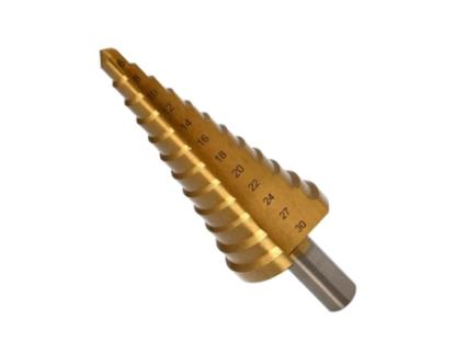 Broca hss escalonada ø 6 a 30 mm.