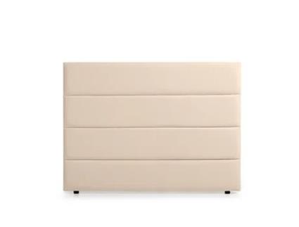 Cabeceira MOONIA Estofada Genova Pele Sintética 130 X 120 X 8 cm