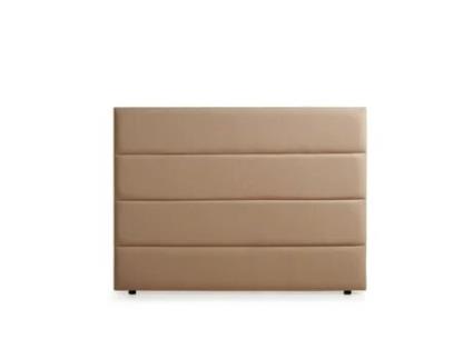 Cabeceira MOONIA Estofada Genova Pele Sintética 115 X 120 X 8 cm