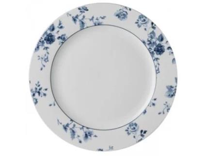 Prato LAURA ASHLEY China Rose (Azul e Branco - Porcelana - 26.9x26.9x1.9 cm)