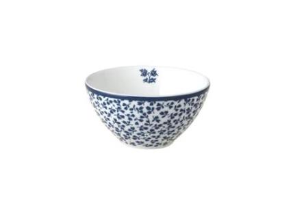 Tigela LAURA ASHLEY Floris (Azul e Branco - Porcelana - 9.1x9.1x4.7 cm)
