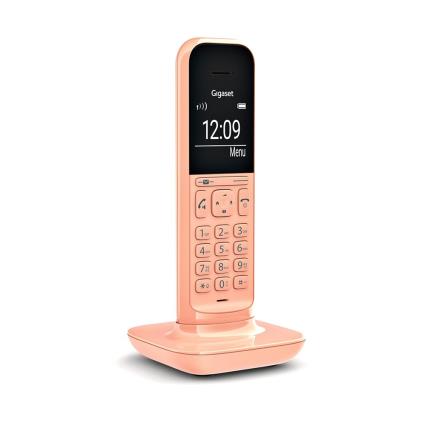 Gigaset Cl390hx Cantaloupe Wireless Landline Phone Rosa