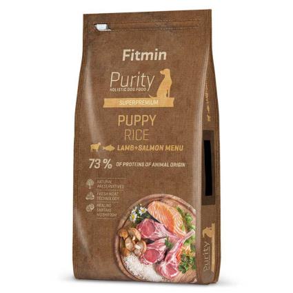 Fitmin Purity Puppy Rice Lamb And Salmon 2kg Dog Food Dourado