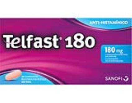 Comprimidos Telfast 180mg 20un
