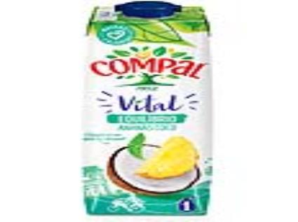 Néctar Light Compal Vital Ananás E Côco 1l