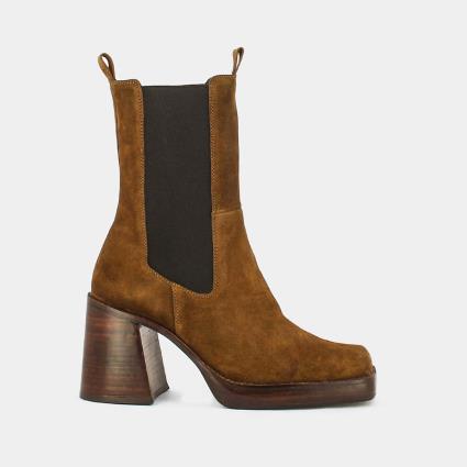 Jonak Botas Bossa, em pele (croute)