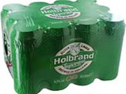 Cerveja Holbrand Lager Lata 12x0.50l