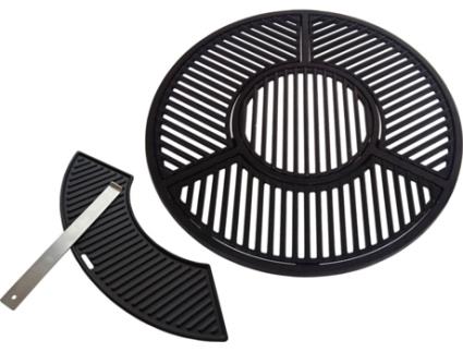Conjunto Combinado de Grelhas de Ferro Fundido para Churrascos de Bola BBQNOVATION (57 cm)