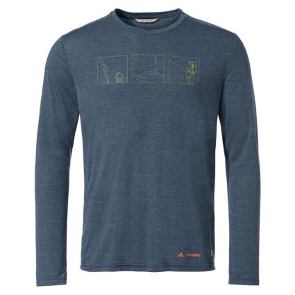 Vaude Rosemoor Iii Long Sleeve T-shirt Cinzento M