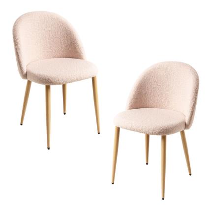 Presentes Miguel - Pack 2 Cadeiras Vint Cordeiro - Beige