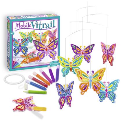 Kit creativo movil vidro borboleta