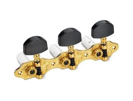 Schaller Cabeças de Máquinas Modelo Hauser Estacas Brancas Acrílicas Rolos de