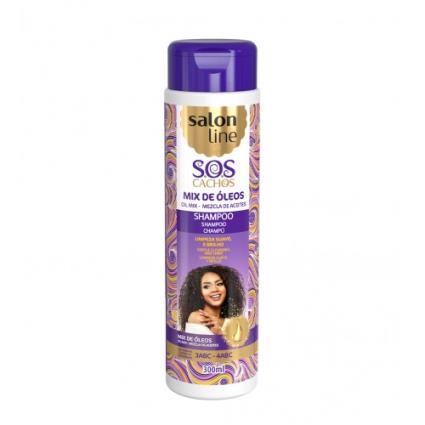 Salon Line SOS Shampoo Mix Óleos Nutritivo 300ml