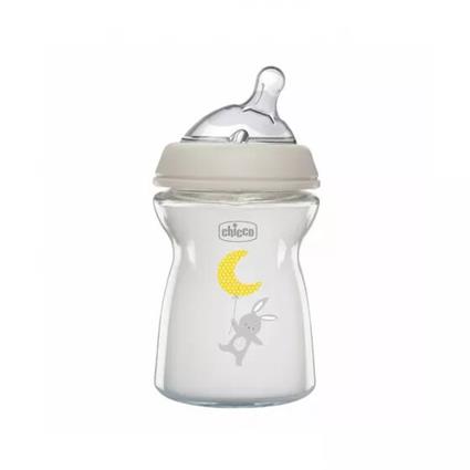 Chicco Natural Feeling Biberão Vidro 250ml 0M+