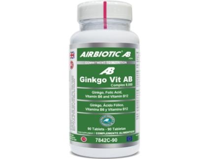 Suplemento Alimentar AIRBIOTIC Ginkgo  Vit Ab Complex 6000 com Acid 90