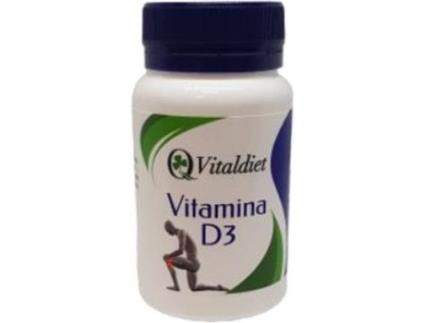 Suplemento Alimentar VITALDIET Vitamina D3 2000 Iu 120 Cápsulas