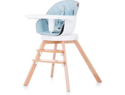 Cadeiras de Refeição  de Madeira 3 em 1 Idade Mínima: 6 Meses (50 x 50 x 67-92 cm - Azul)