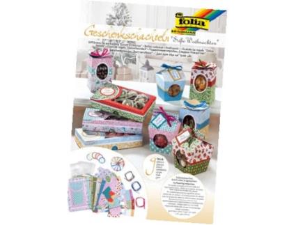 Conjunto de Presente  966 com Papel de Embrulho, Laço, Saco e Etiqueta