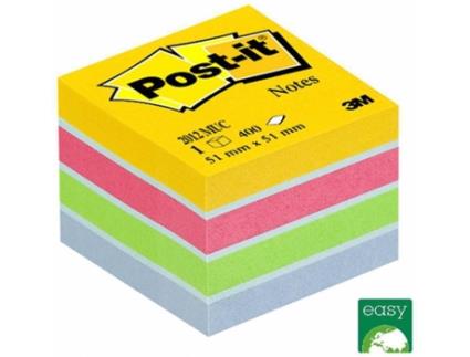 Mini Bloco de Notas Aderente  70662 (Multicor - 400 Folhas)