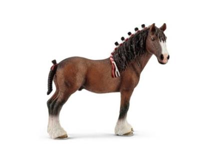Figura  Cavalo Clydesdale de Competição