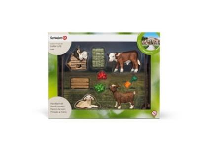 Conjunto de Figuras  Cercado com Crias de Animais