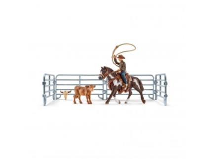 Conjunto de Figuras  Cowboy com Laço