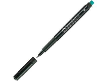 Marcador FABER-CASTELL Permanente Multimark Ponta Super Fina Preto (Ponta de 0,4 mm)