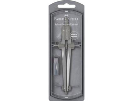 Compasso FABER-CASTELL Estojo Desenho (Prateado)