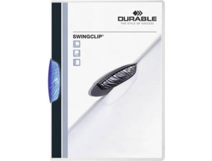 Pasta com Clipe Swingclip, 30 Folhas, A4, Azul