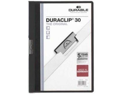 Classificador com Clip Duraclip 30 Preto