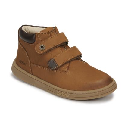 Kickers  Sapatilhas de cano-alto TACKEASY  Castanho Disponível em tamanho para rapaz 28,29,30,31,32,34.Criança > Menino > Sapatos > Tenis