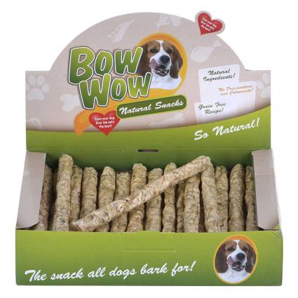 Maced Sticks Beef Lung Dog Snack 50 Units Dourado