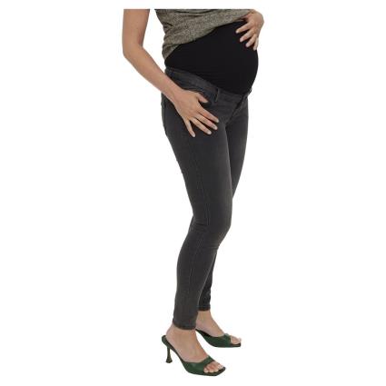 Mamalicious Tanya Piping Vi207 Mid Waist Jeans  M Mulher