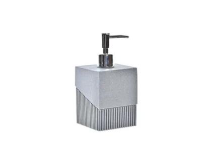 Dispensador de Sabão Dkd Home Decor Prateado Cinz.