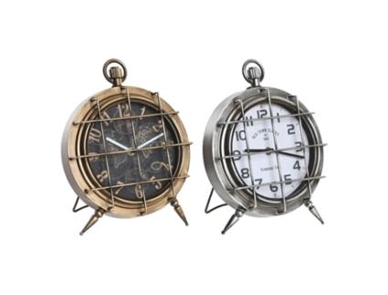 Tafelklok Dkd Home Decor Mapa do Mundo Cristal Pr.