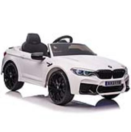 Carro Elétrico BMW M5 12V Bateria c/ Comando Branco