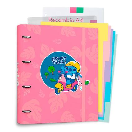 Disney Stitch 4-ring Binder With Paper Ring Binder