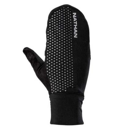 Nathan Hypernight Reflective Convertible Mitt Gloves  L Homem