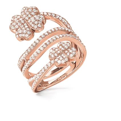 Folli Follie 3r17s048rc-52 Ring  52 Mulher