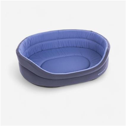 Cama Almofada Amovível para Cão Azul/Cinzento Mesclado.