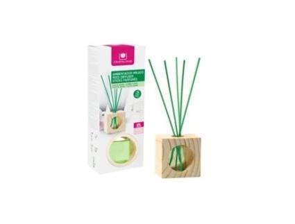CRISTALINAS Ambientador Mikado Cubo de Madeira 30ml Verde Jasmim