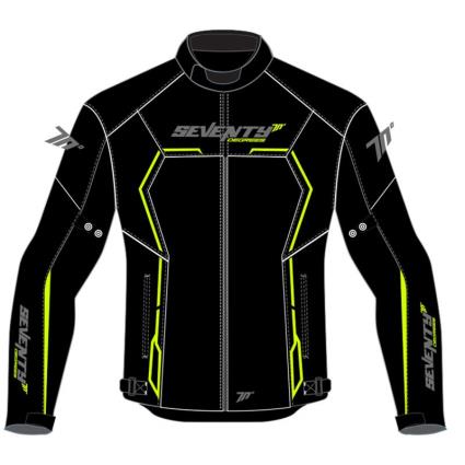 Seventy Degrees Sd-jr65 Winter Racing Jacket Preto 2XL Homem